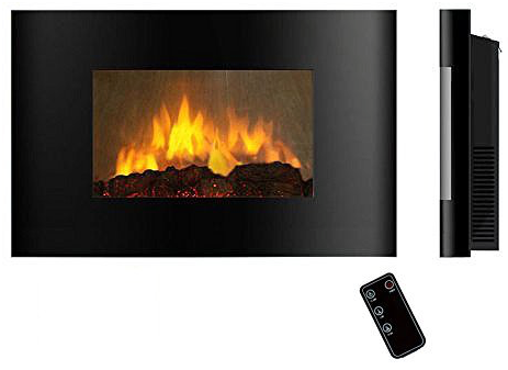 AKDY AZ520AL (Series AZ 520A) Wall Mounted Electric Fireplace with remote control