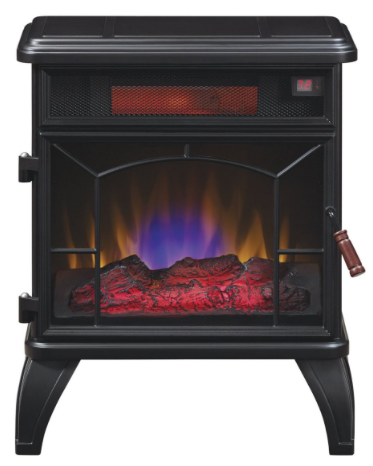 Duraflame DFI-550-0 Mason Freestanding Electric Infrared Quartz Fireplace Stove